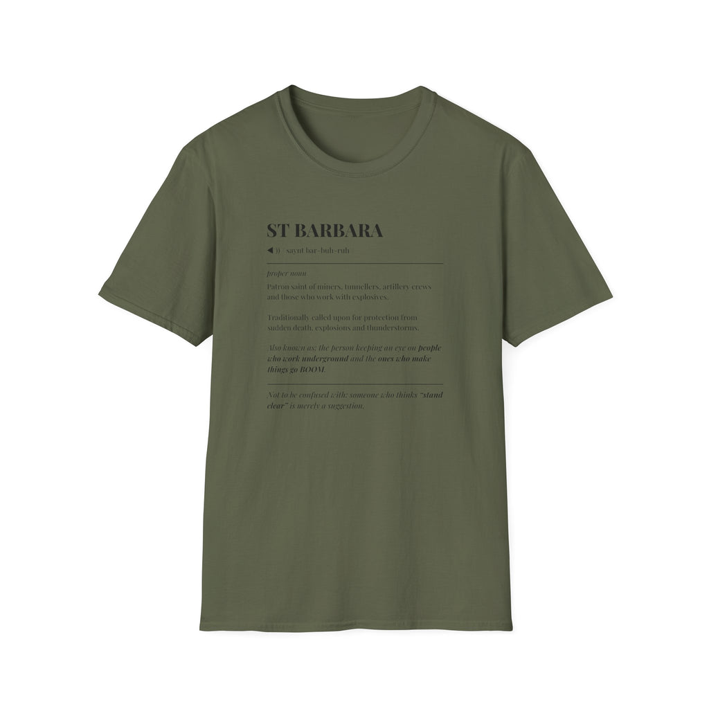 St Barbara Definition T-Shirt