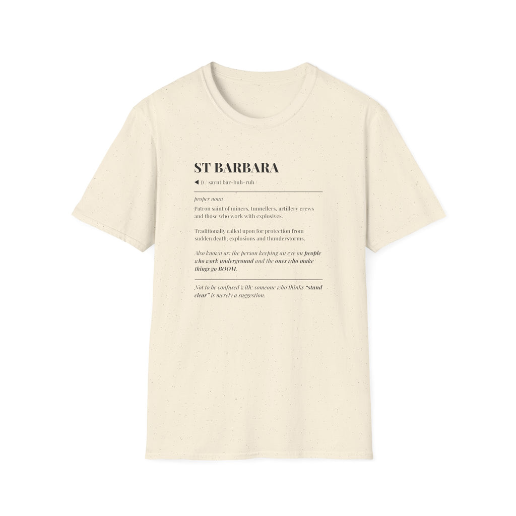 St Barbara Definition T-Shirt