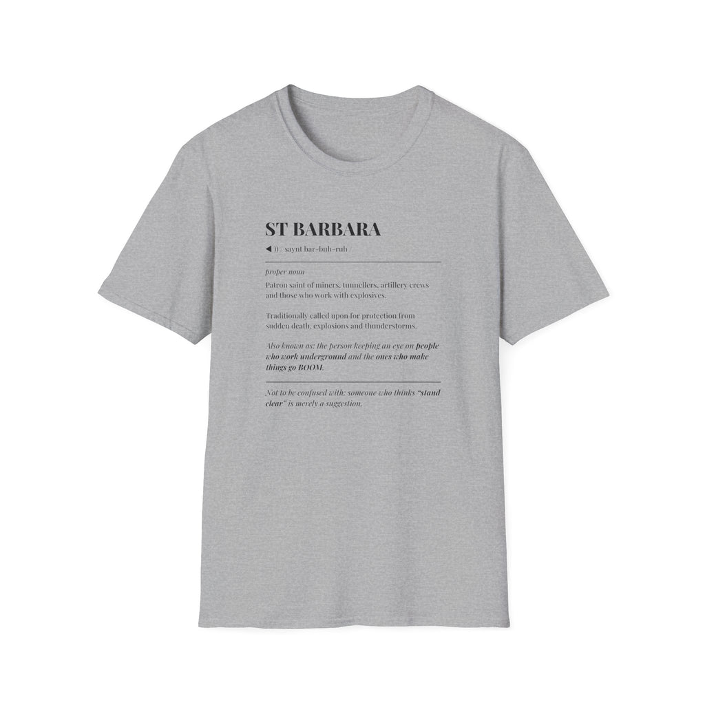 St Barbara Definition T-Shirt