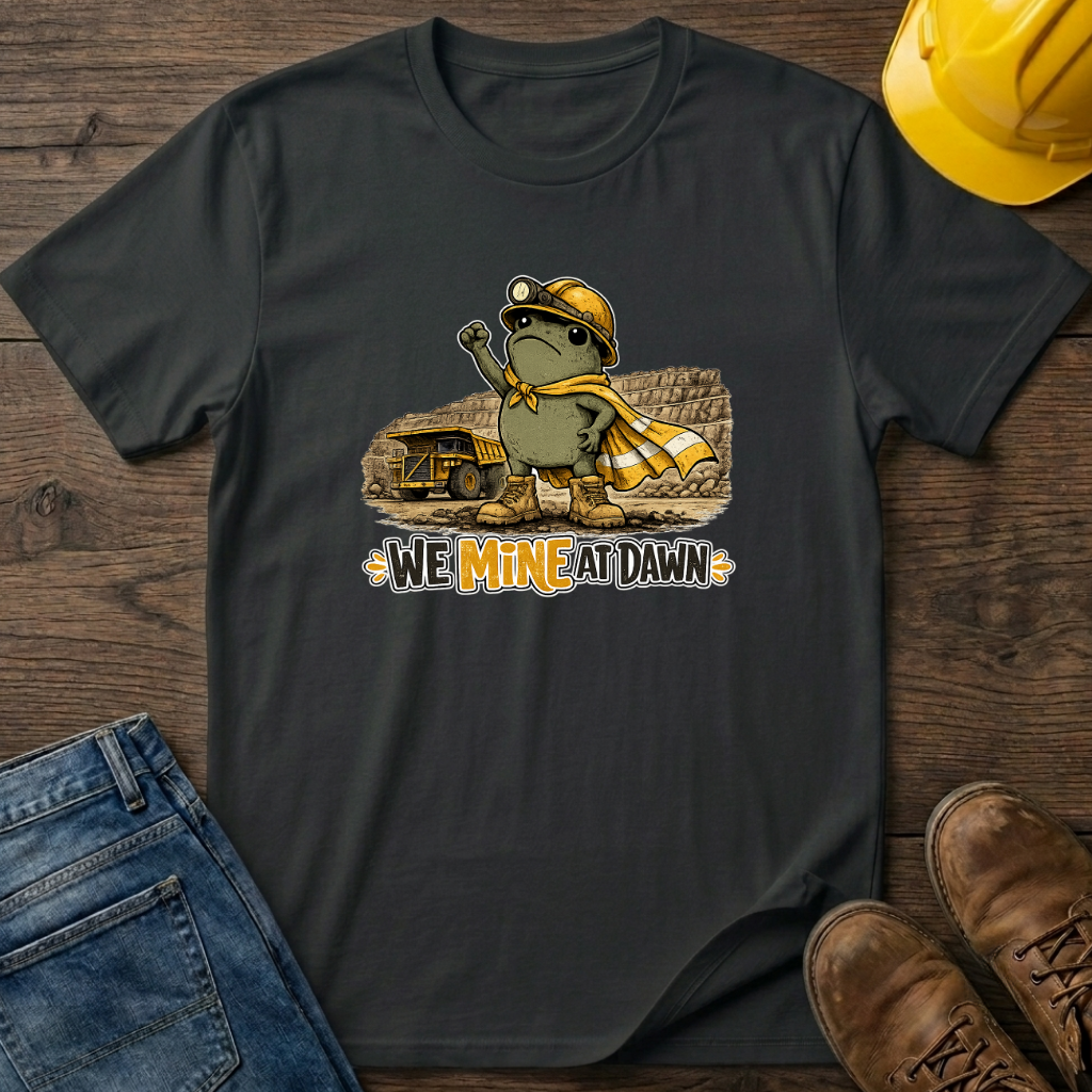 We Mine At Dawn T-Shirt