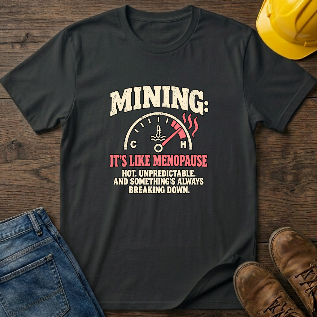 Mining Like Menopause T-Shirt