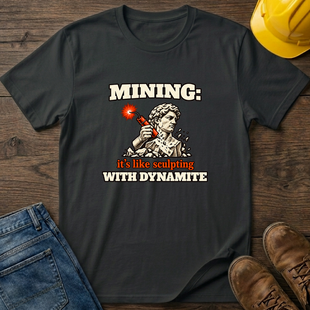 Mining Like Sculpting T-Shirt