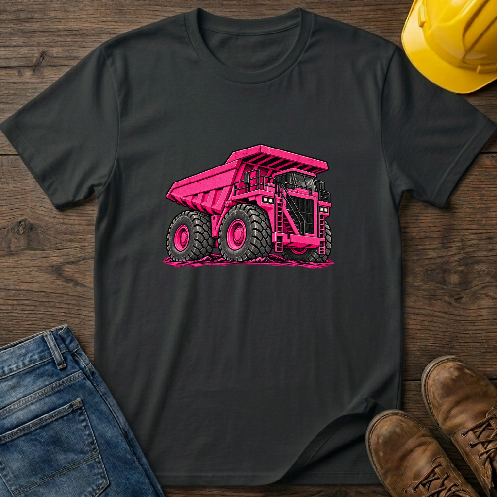 Pink Dump Truck T-Shirt