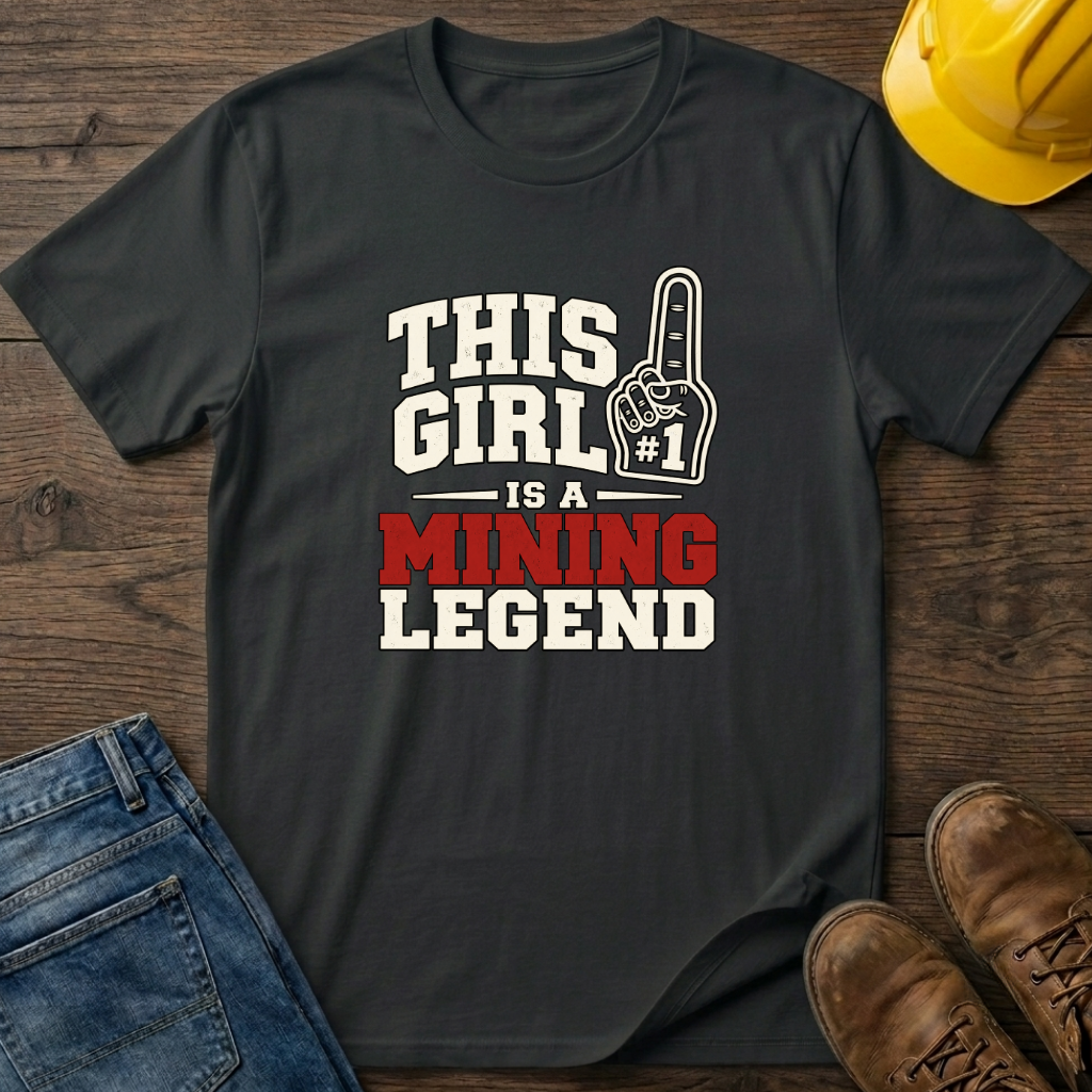 Mining Legend Girl T-Shirt