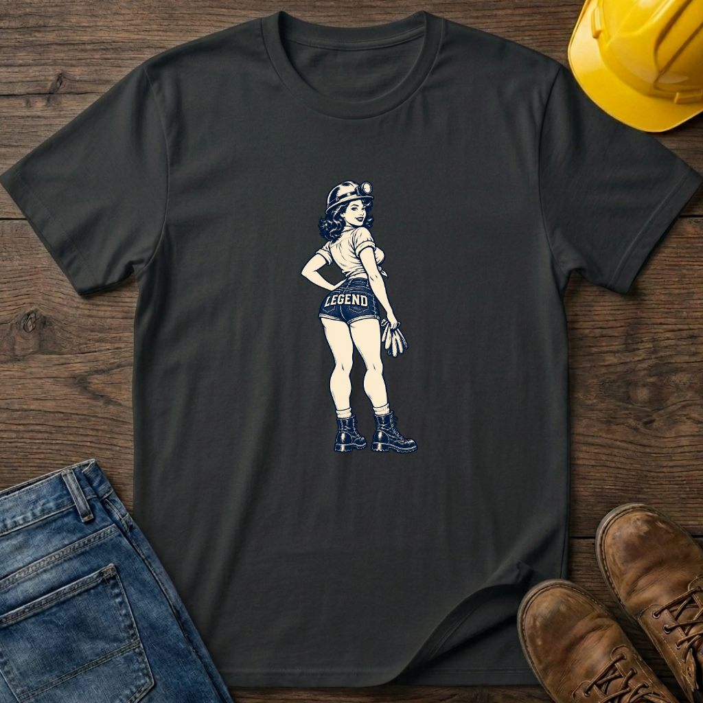 Mining Pinup Female T-Shirt