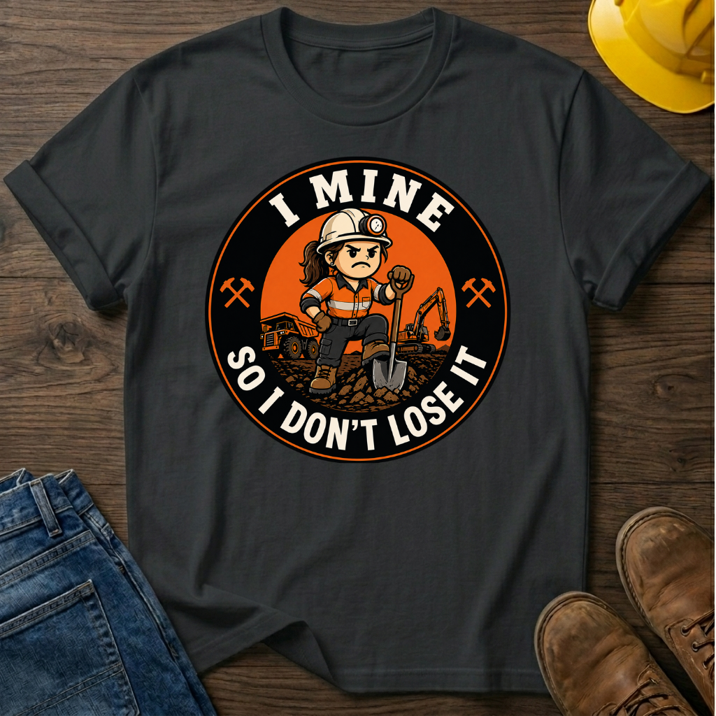 I Mine So I Don't Lose It Female T-Shirt