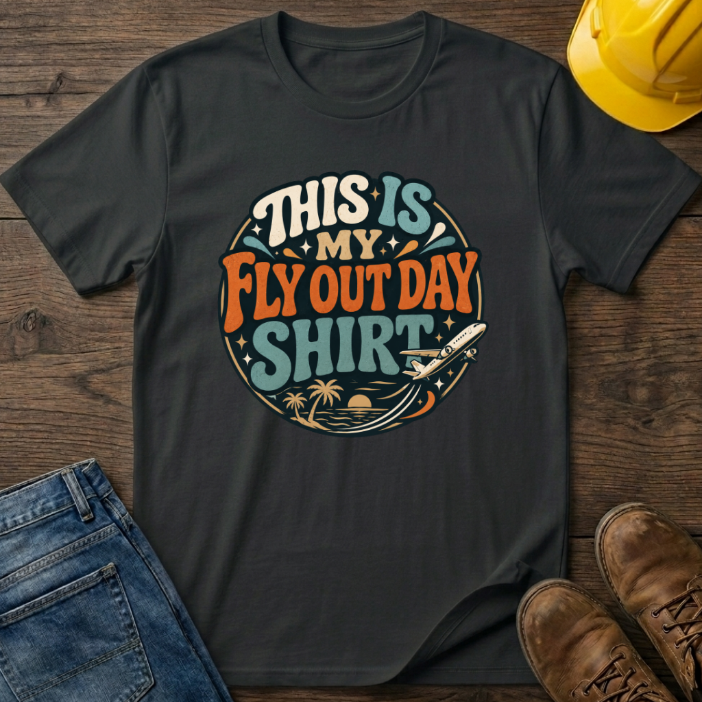 Fly Out Day Shirt Circle T-Shirt