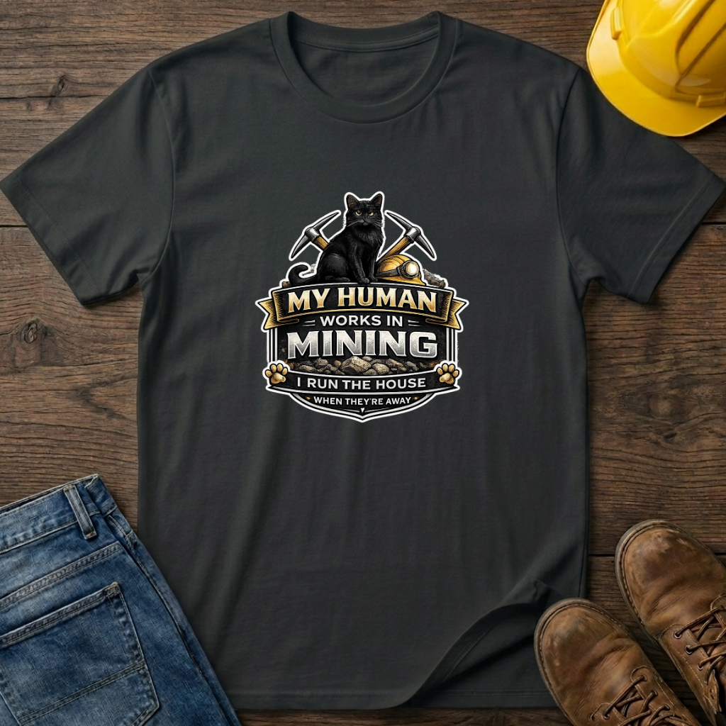 I Run The House - Cat T-Shirt