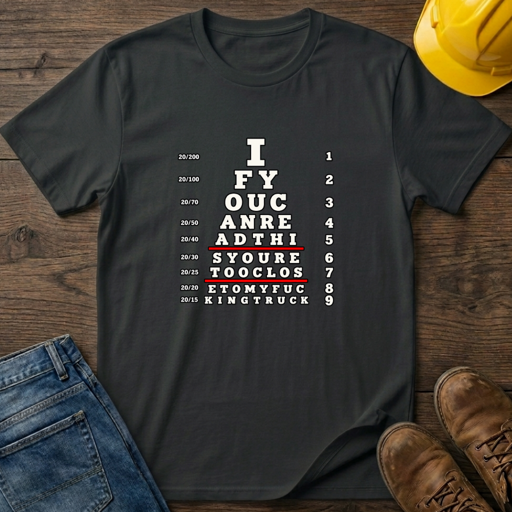 Eye Chart - Truck T-Shirt