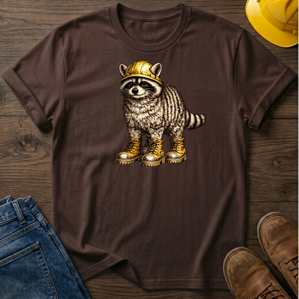 Raccoon in Boots T-Shirt