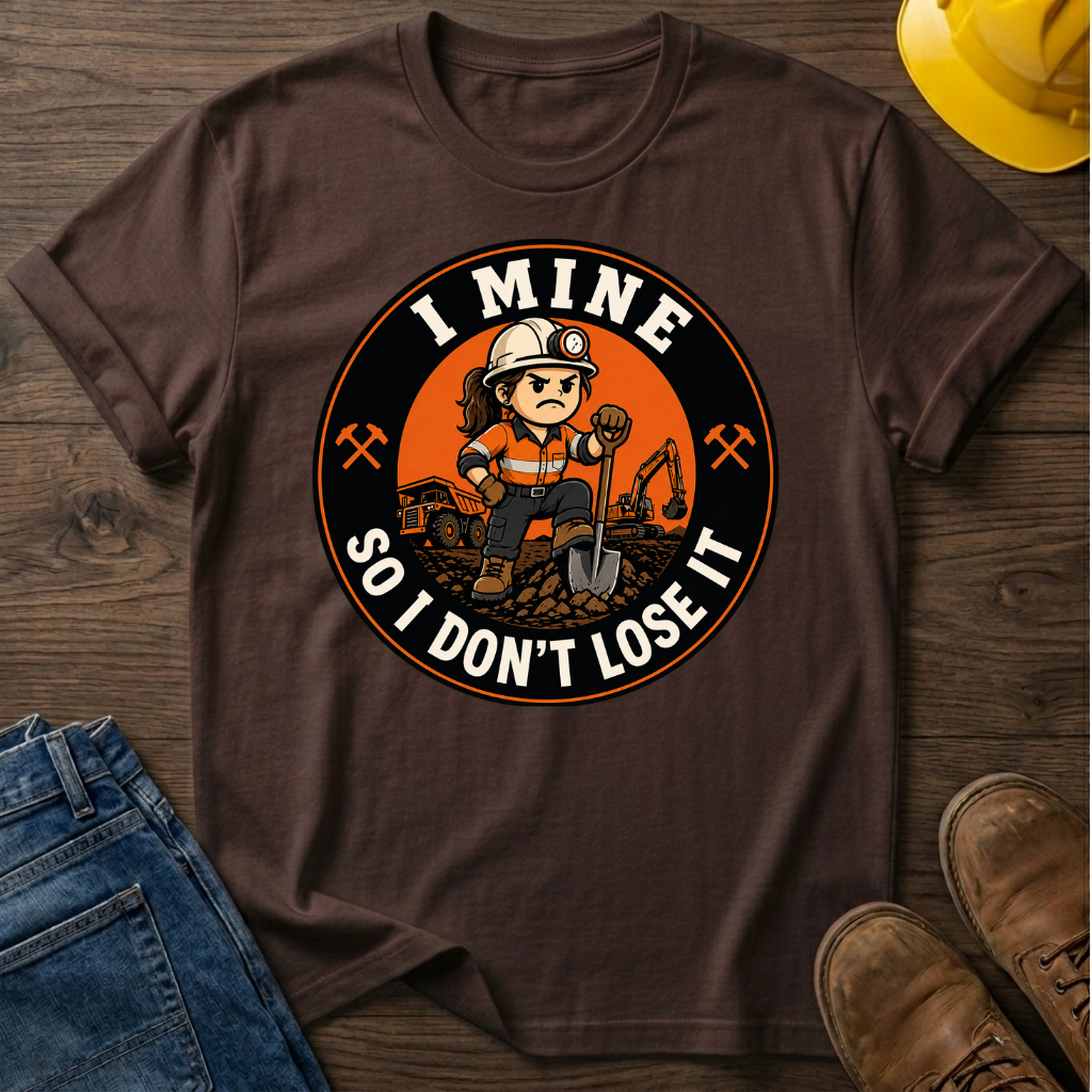 I Mine So I Don't Lose It Female T-Shirt