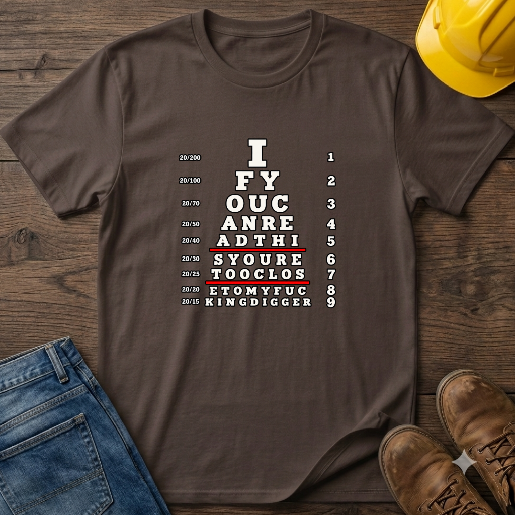 Eye Chart - Digger T-Shirt