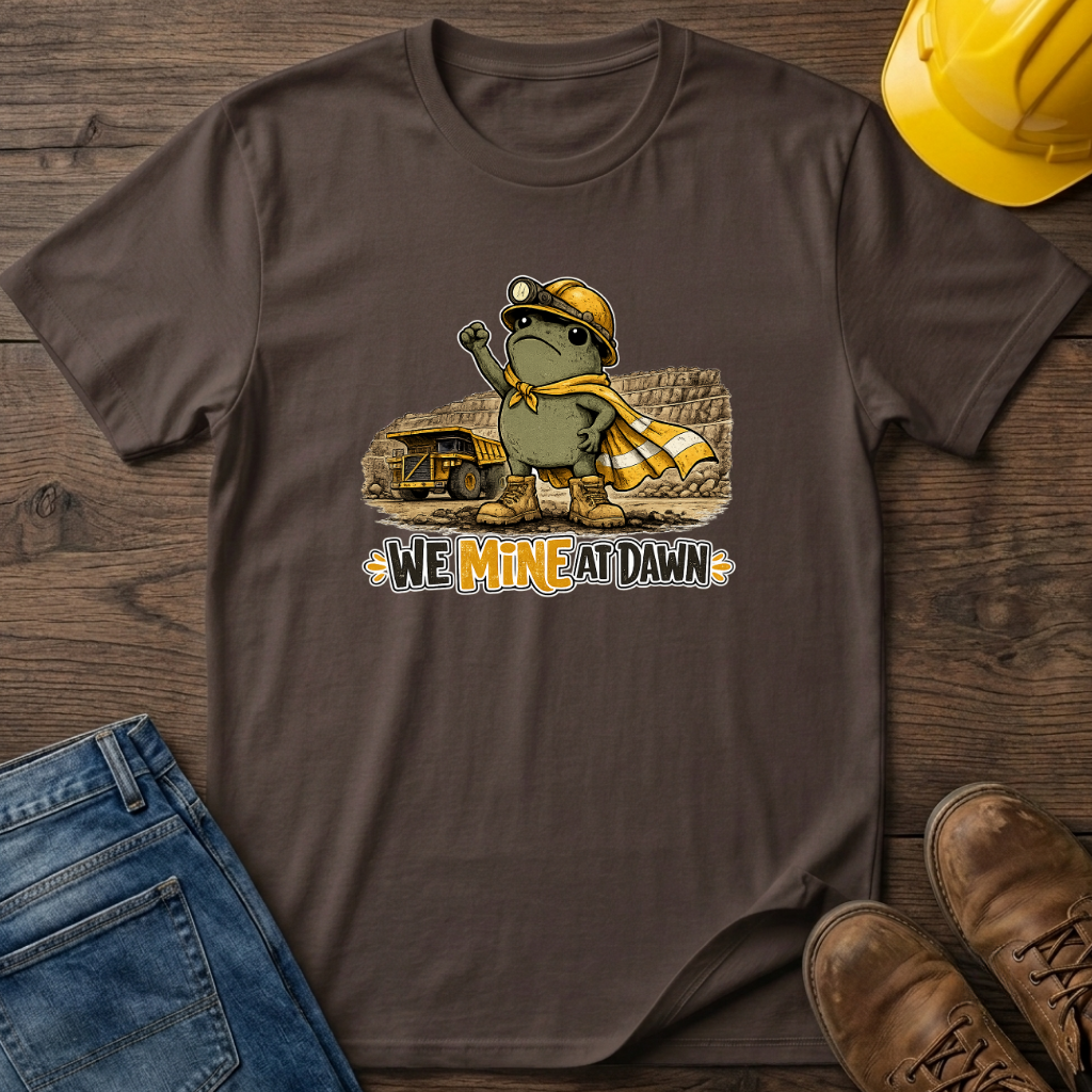 We Mine At Dawn T-Shirt