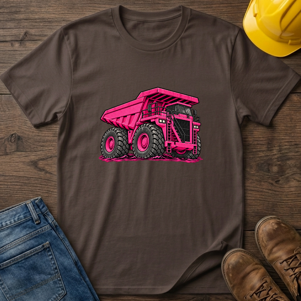 Pink Dump Truck T-Shirt