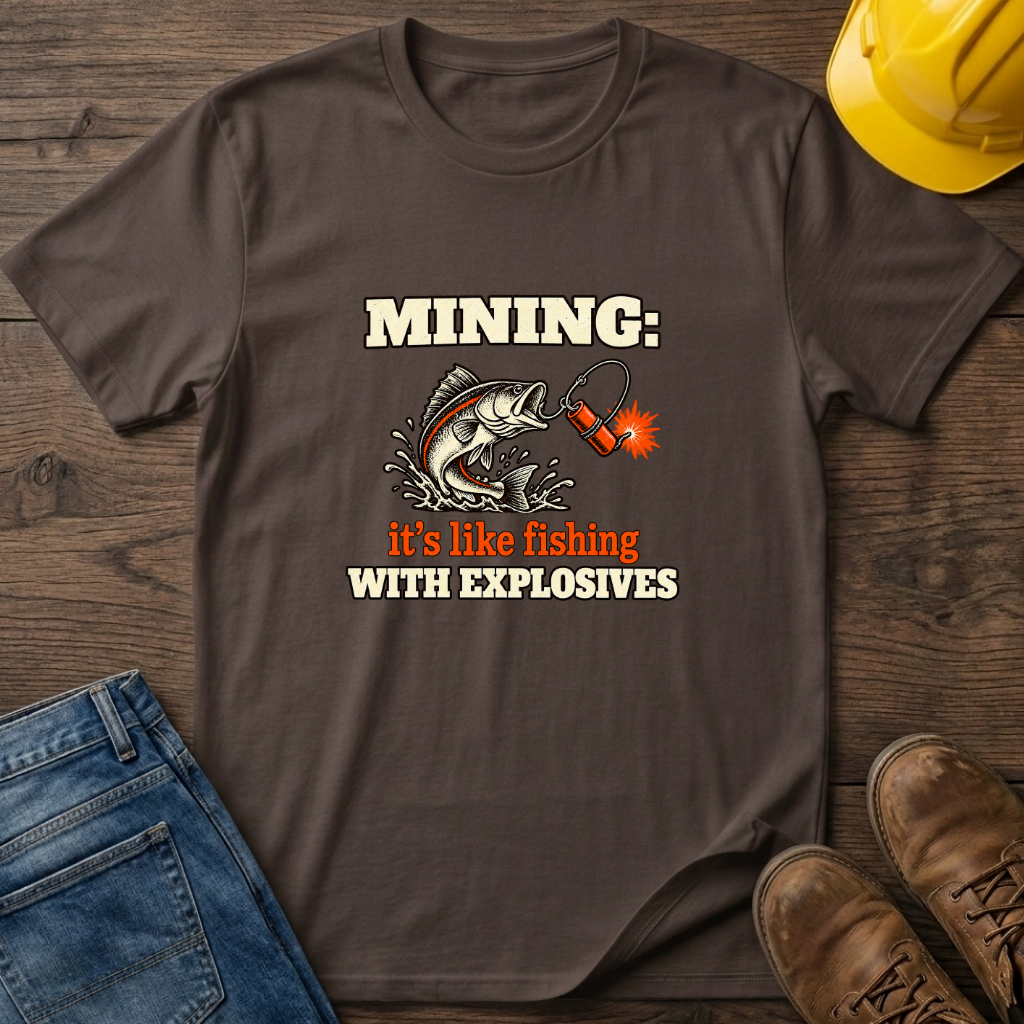 Mining Like Fishing T-Shirt