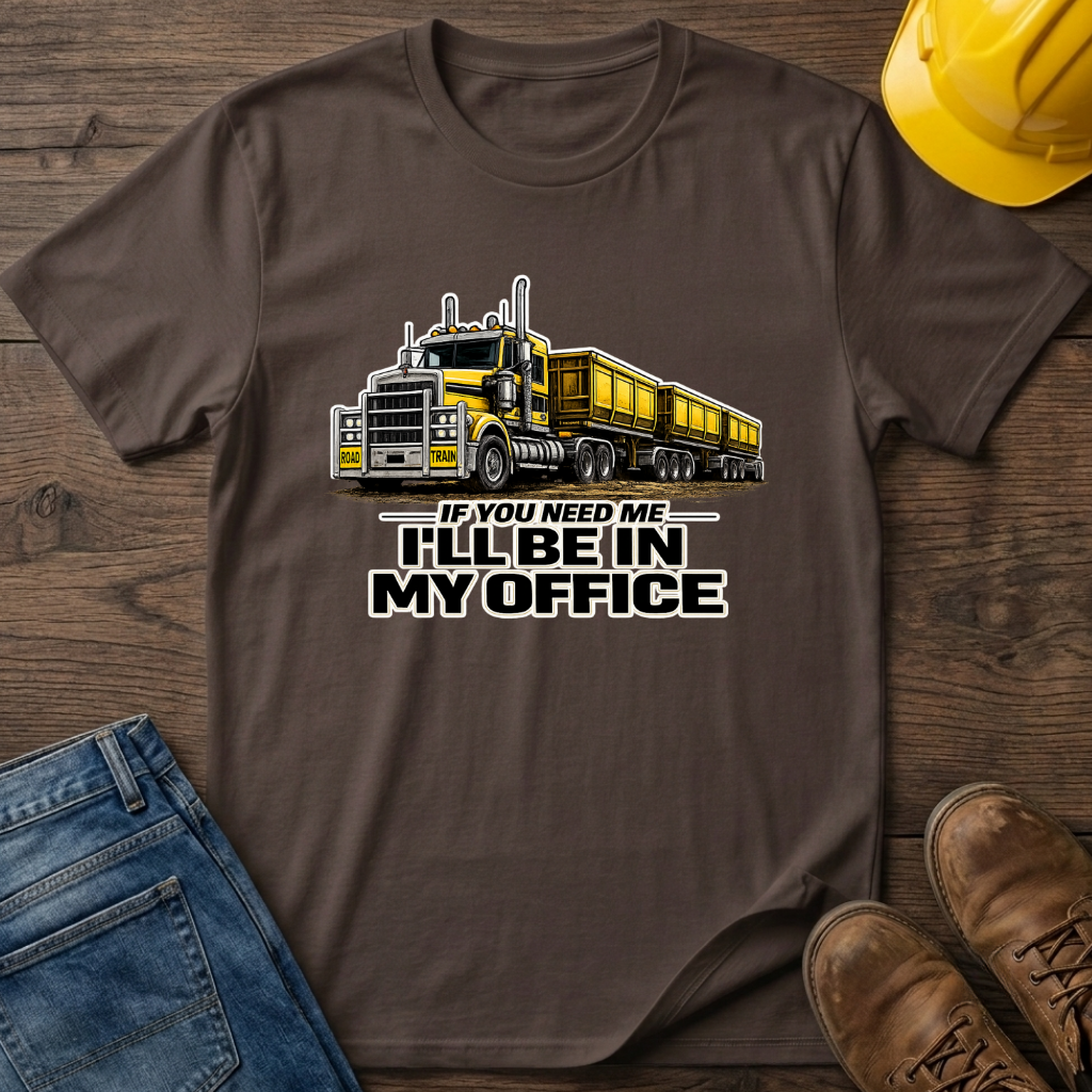 In My Office - Road Train T-Shirt