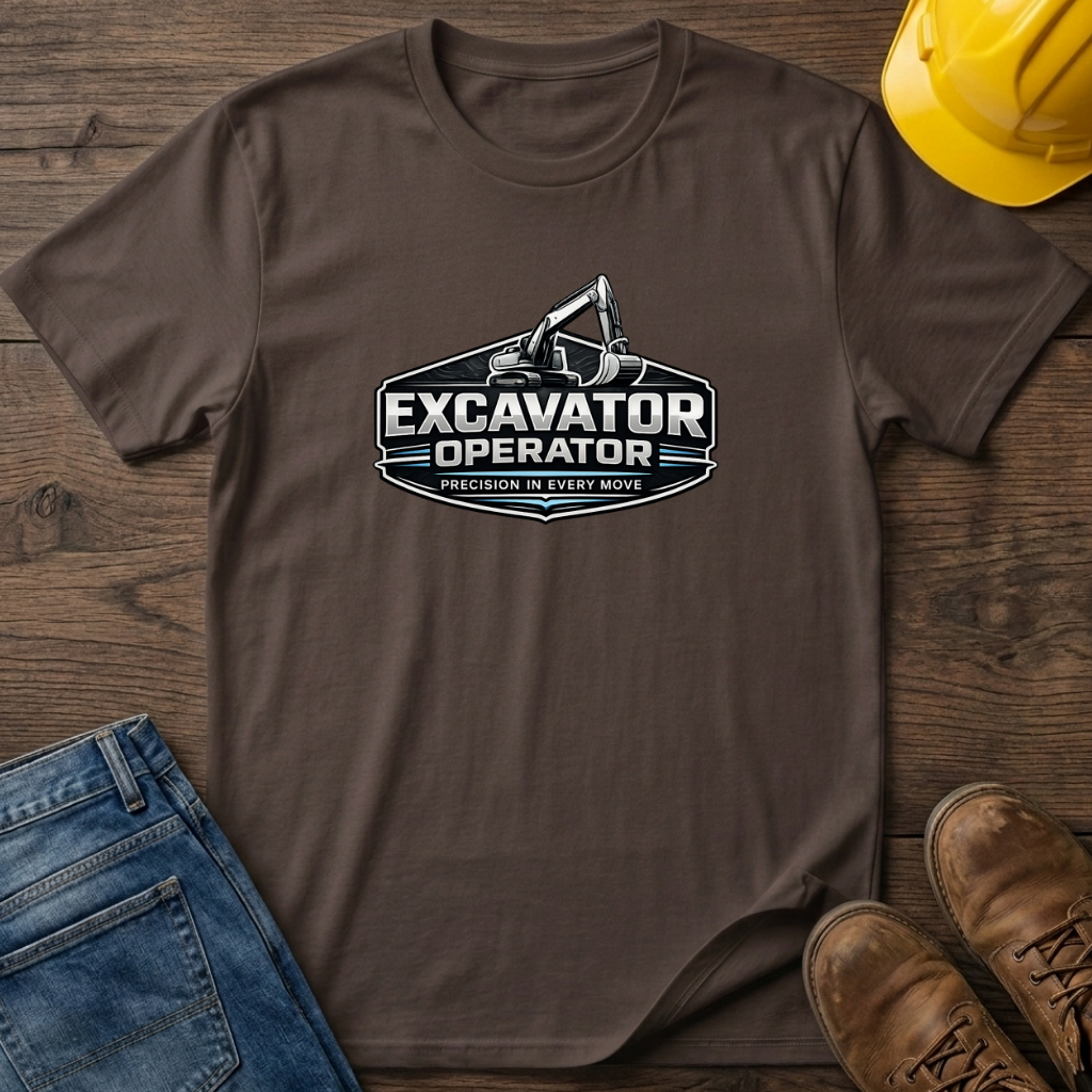 Excavator Operator Precision T-Shirt
