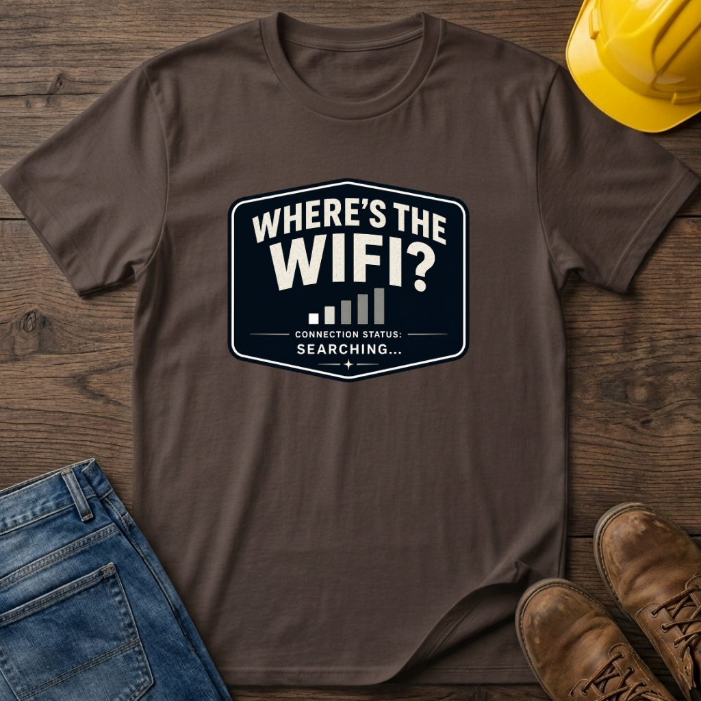 Where's The Wifi T-Shirt