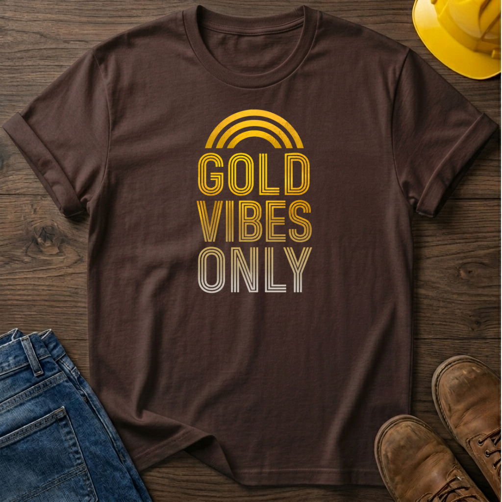 Gold Vibes Only T-Shirt