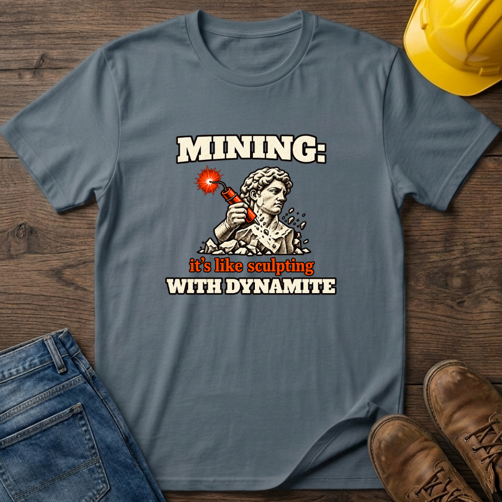 Mining Like Sculpting T-Shirt