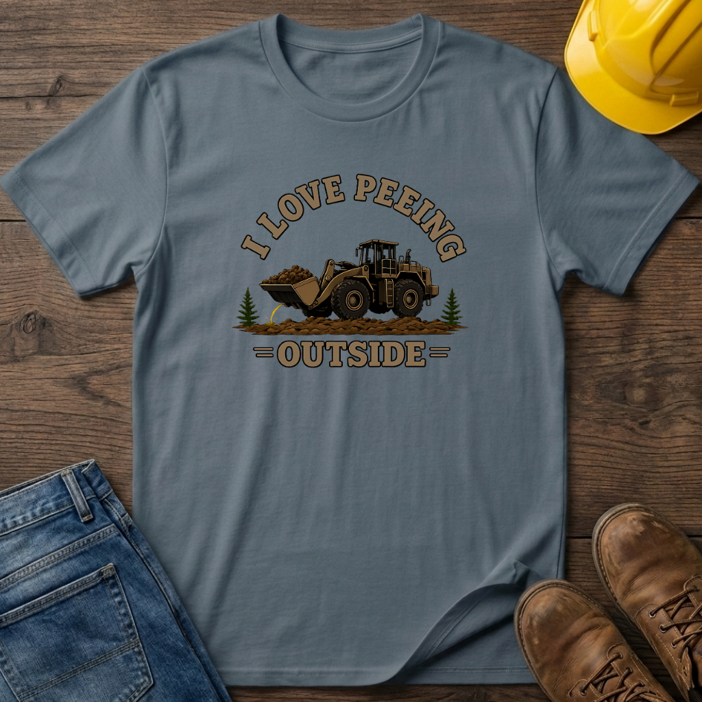I Love Peeing Outside - Loader T-Shirt