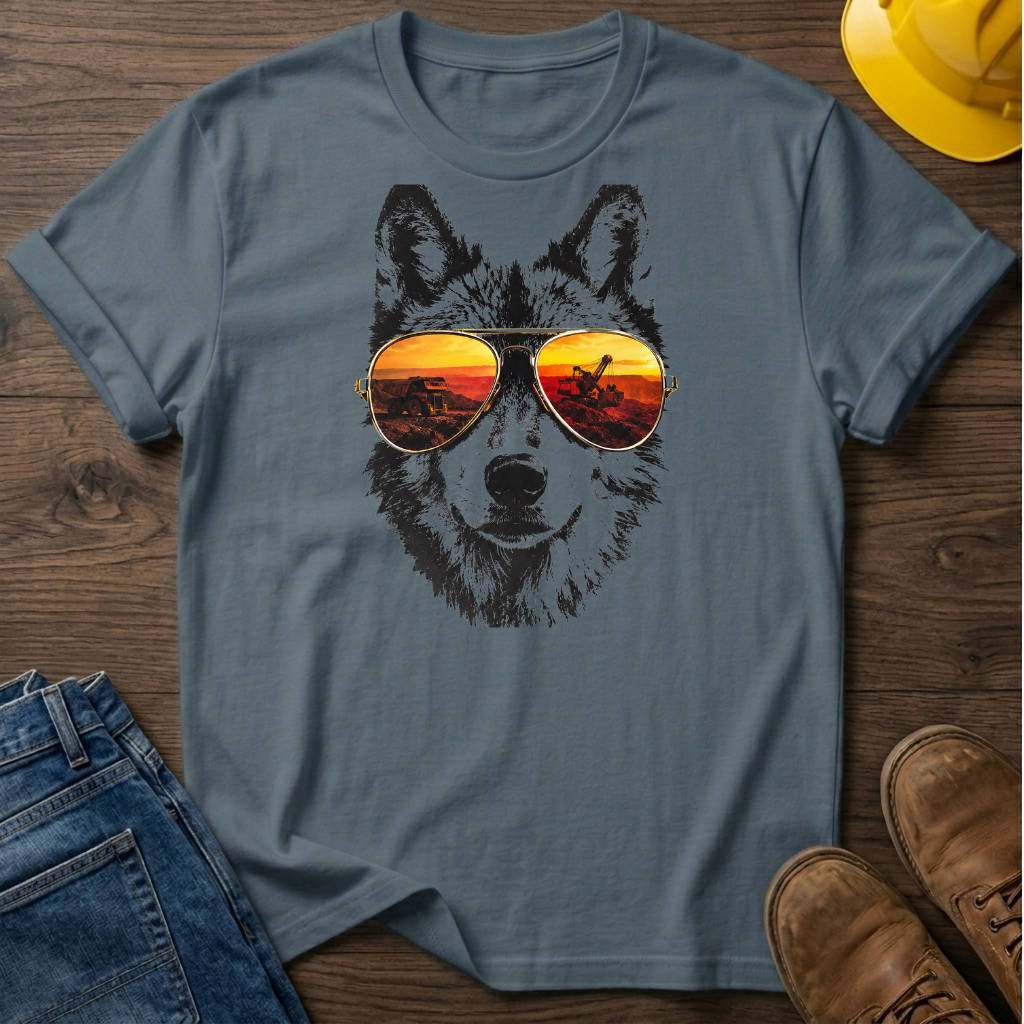Wolf With Sunglasses T-Shirt