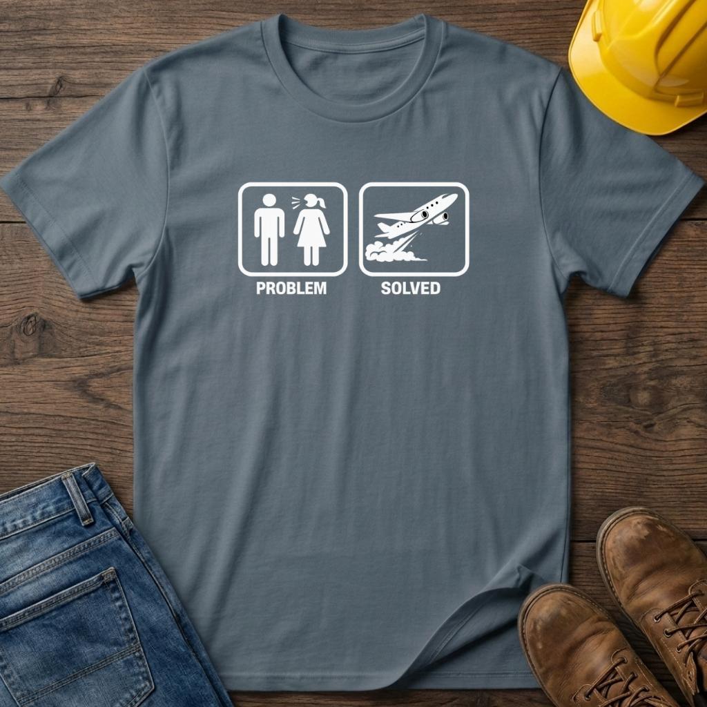 Problem Solved Fly Out Day T-Shirt