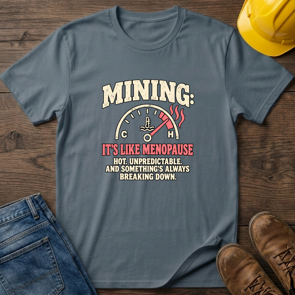 Mining Like Menopause T-Shirt