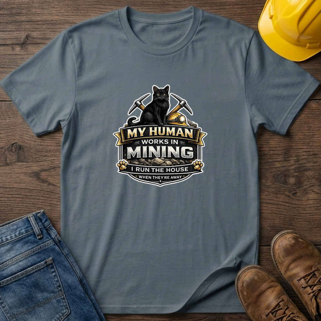 I Run The House - Cat T-Shirt