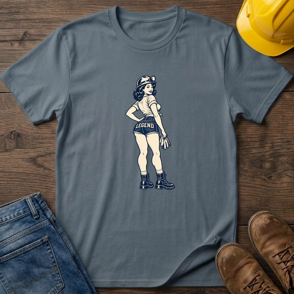 Mining Pinup Female T-Shirt