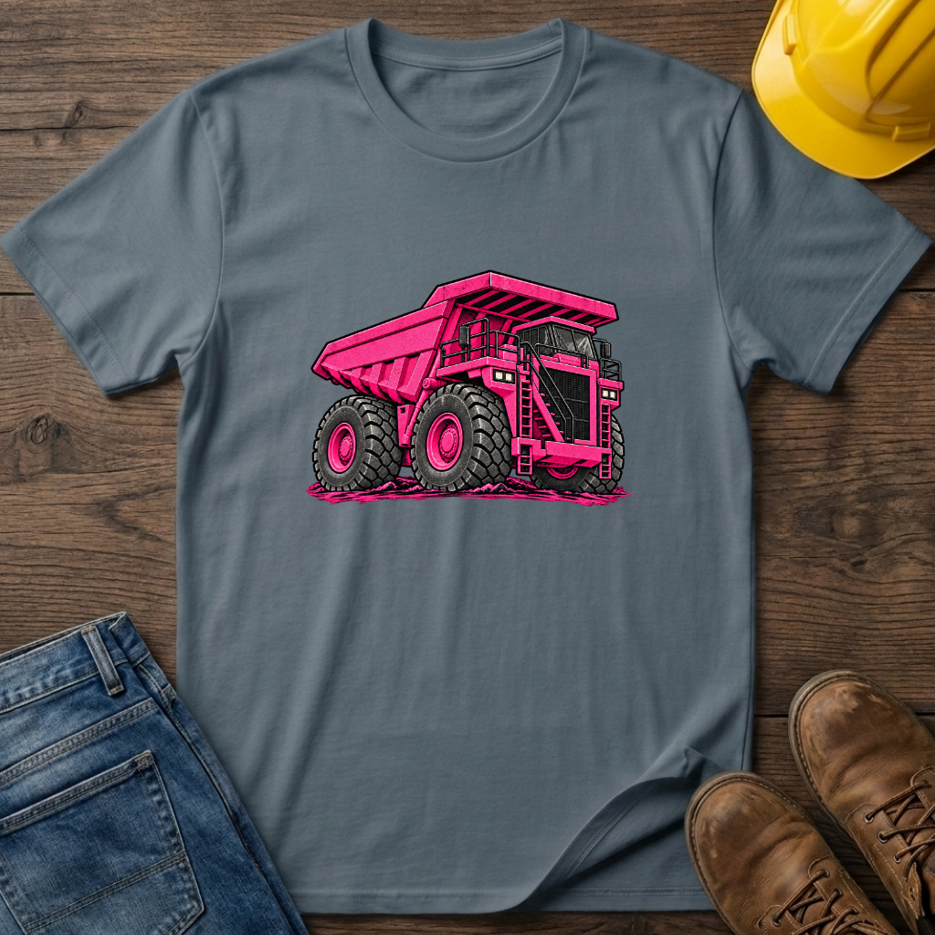 Pink Dump Truck T-Shirt