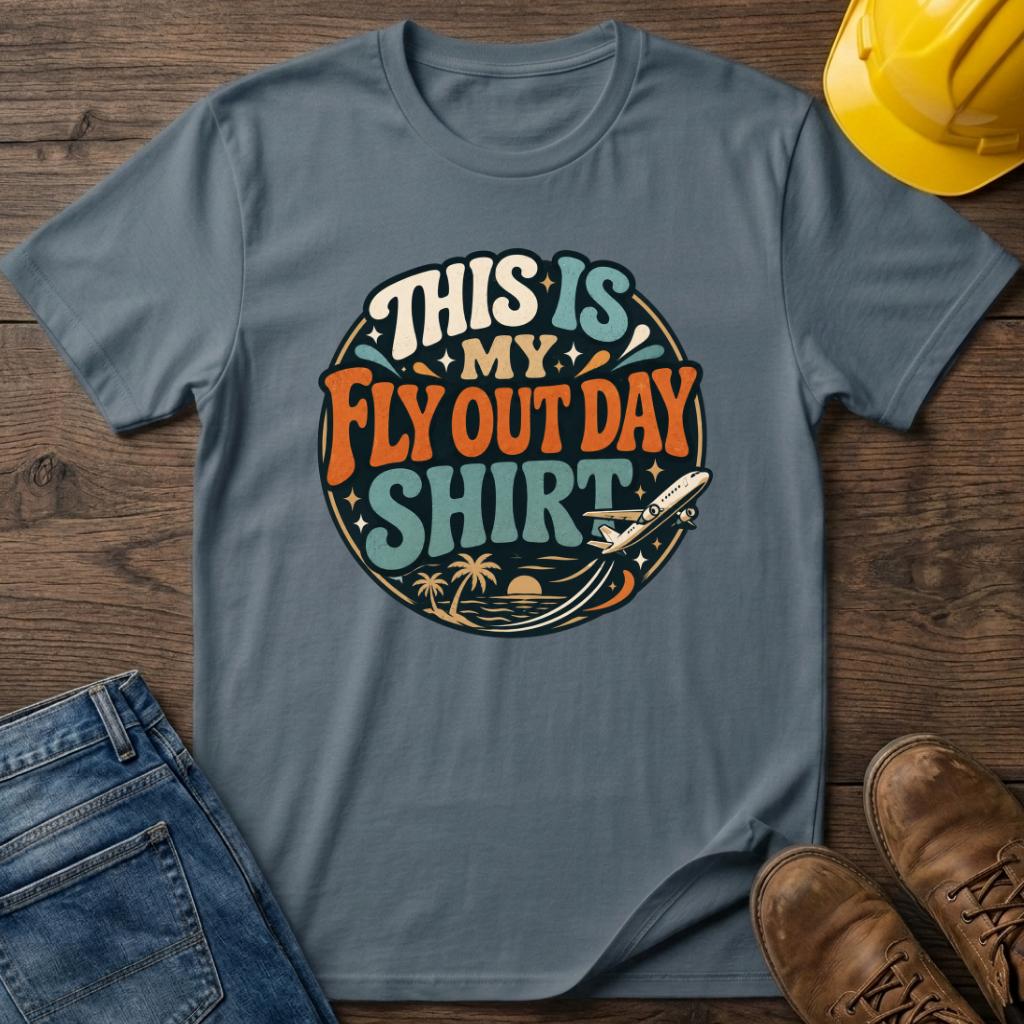 Fly Out Day Shirt Circle T-Shirt