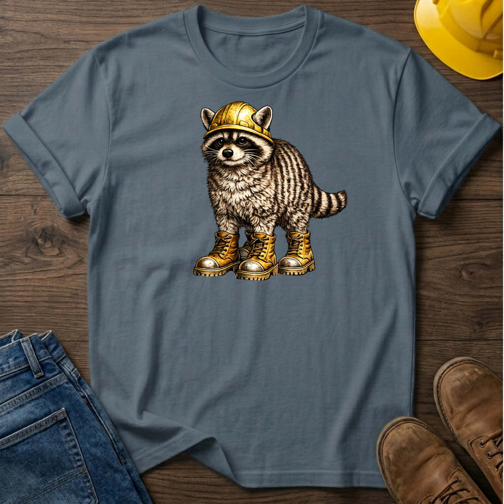 Raccoon in Boots T-Shirt