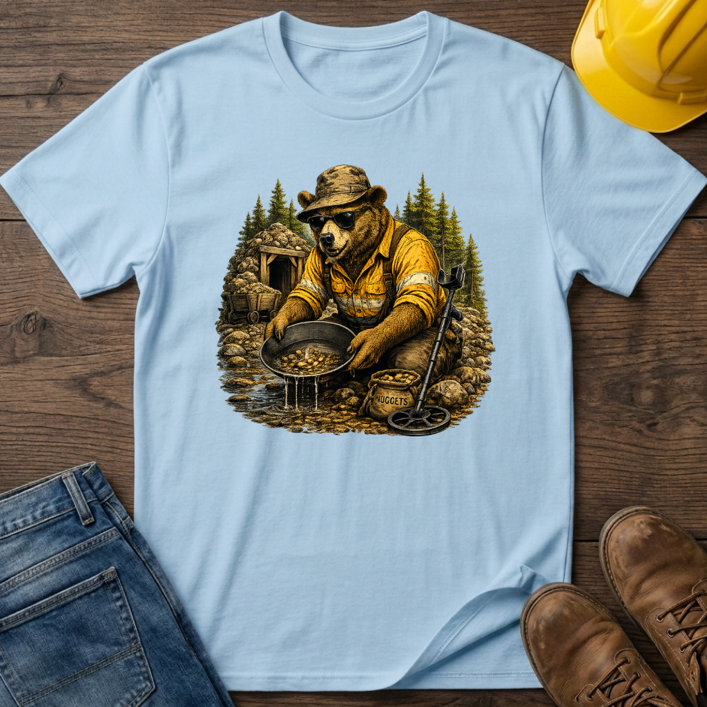 Grizzly Panning Gold T-Shirt