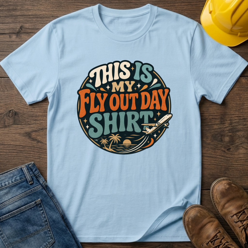 Fly Out Day Shirt Circle T-Shirt