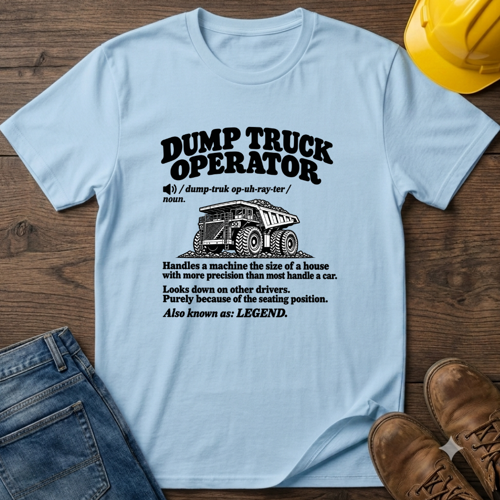 Dump Truck Operator Definition #2 T-Shirt