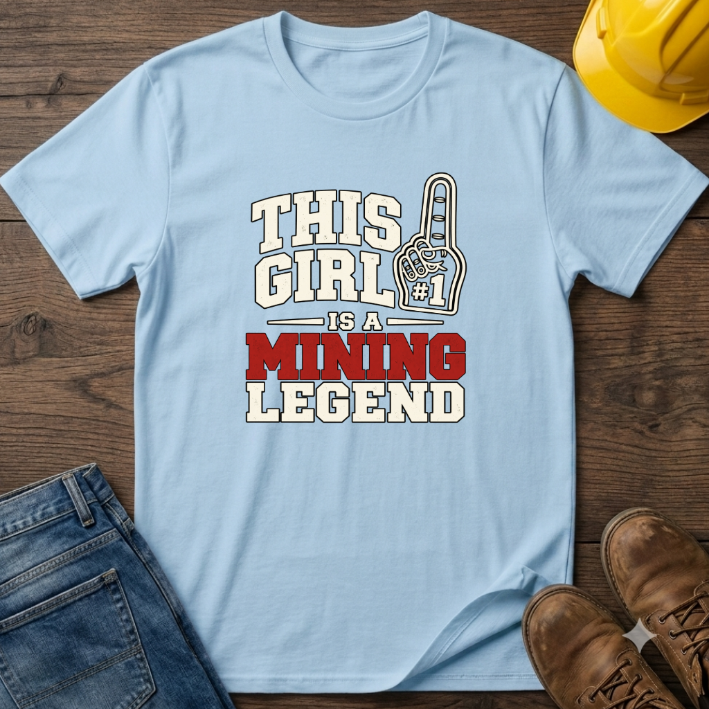 Mining Legend Girl T-Shirt