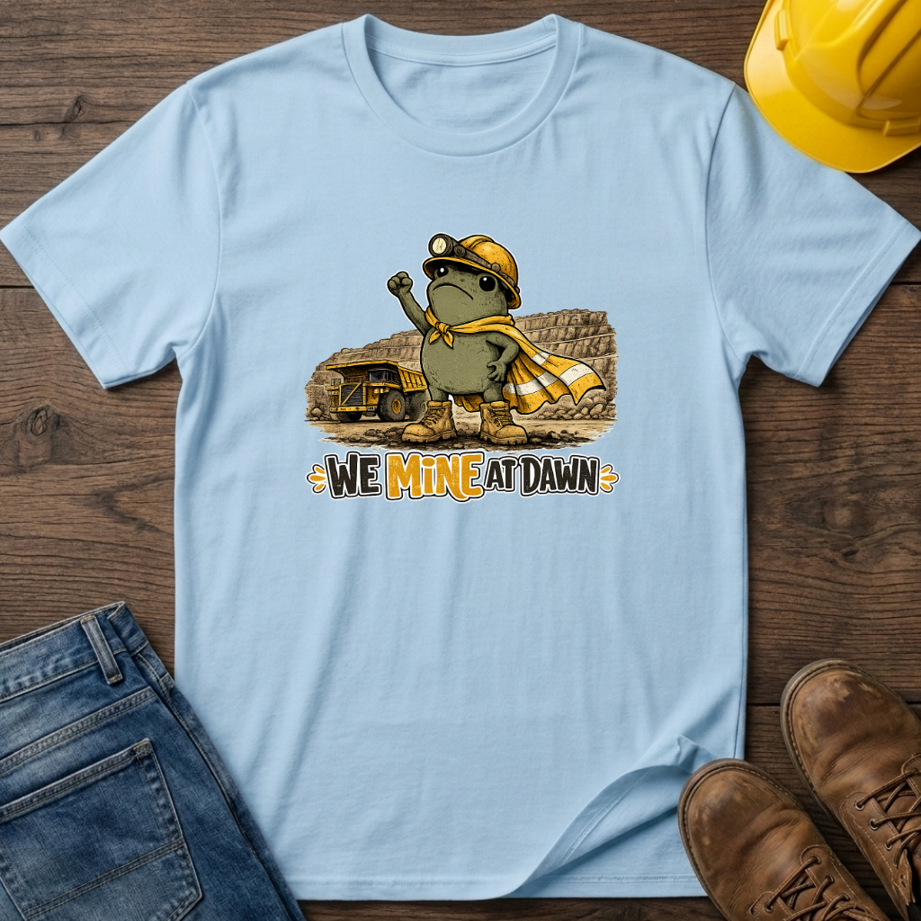We Mine At Dawn T-Shirt