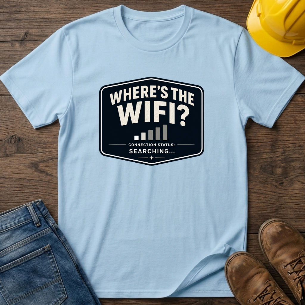 Where's The Wifi T-Shirt