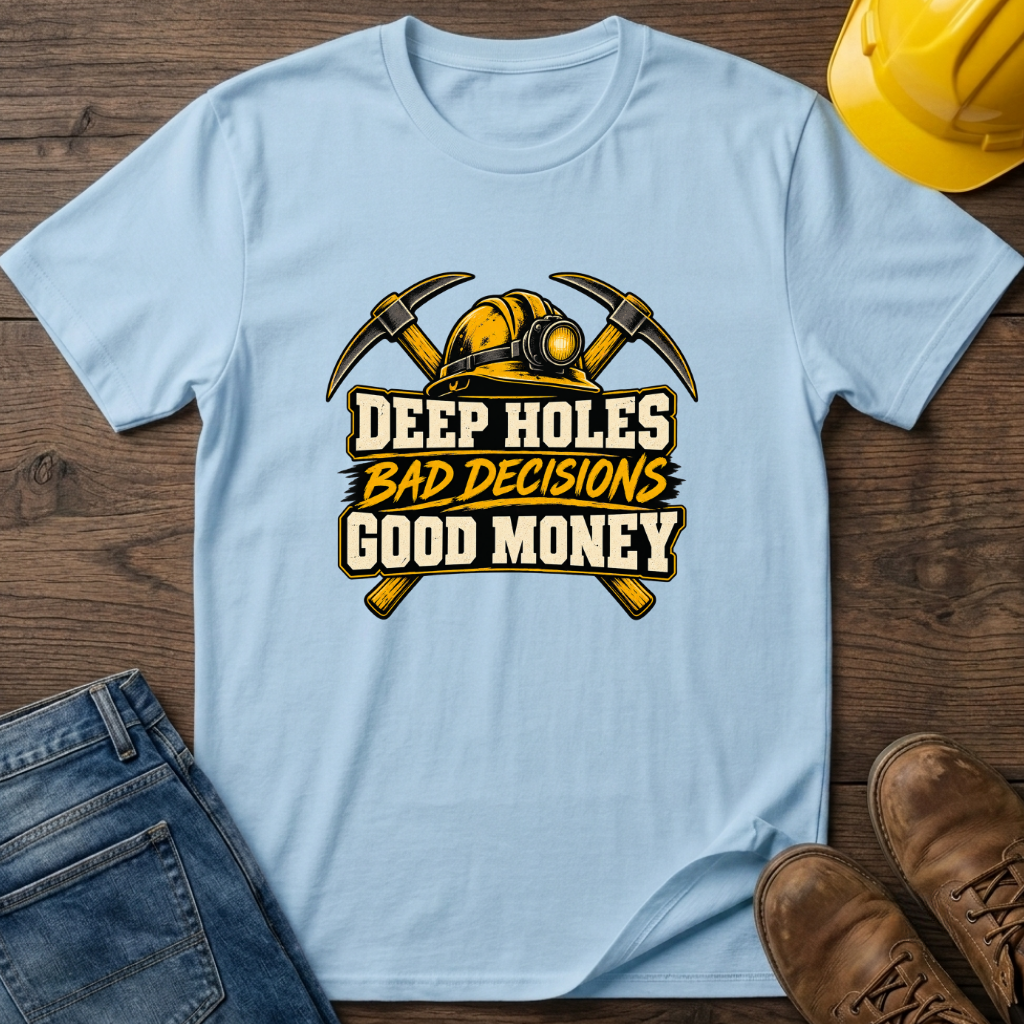 Deep Holes, Good Money T-Shirt