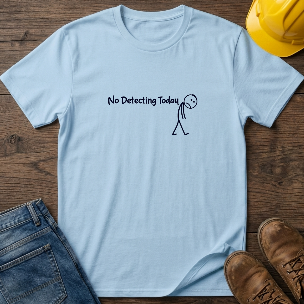 No Detecting Today T-Shirt