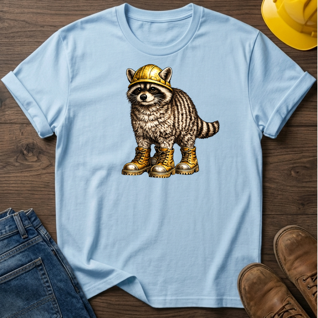 Raccoon in Boots T-Shirt