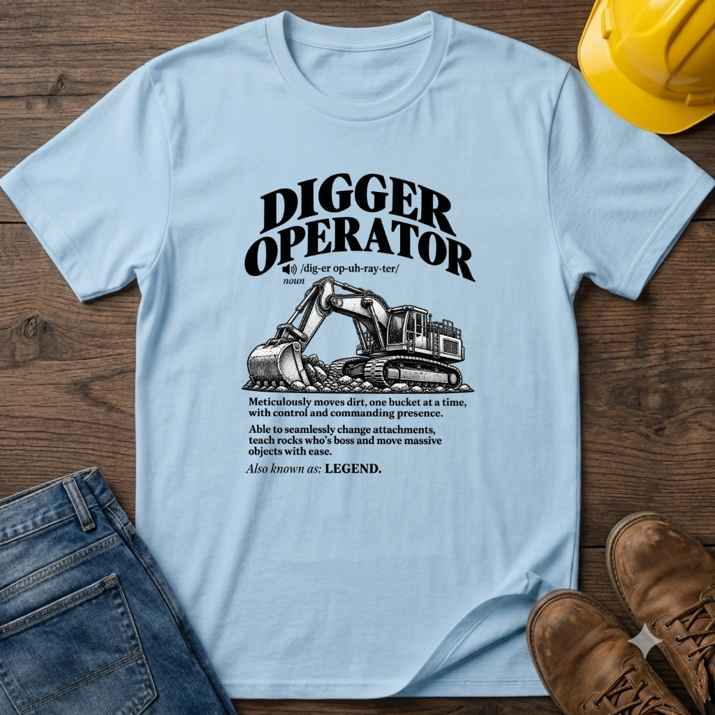 Digger Operator Definition #3 T-Shirt