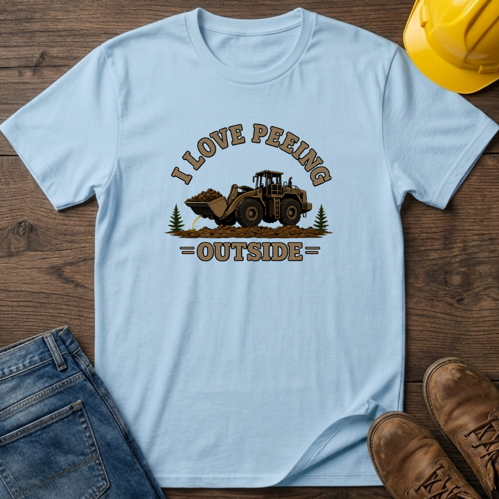 I Love Peeing Outside - Loader T-Shirt