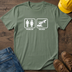 Problem Solved Fly Out Day T-Shirt