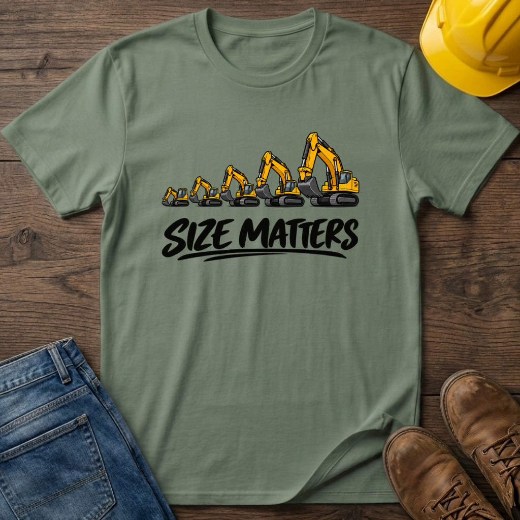 Size Matters Digger T-Shirt