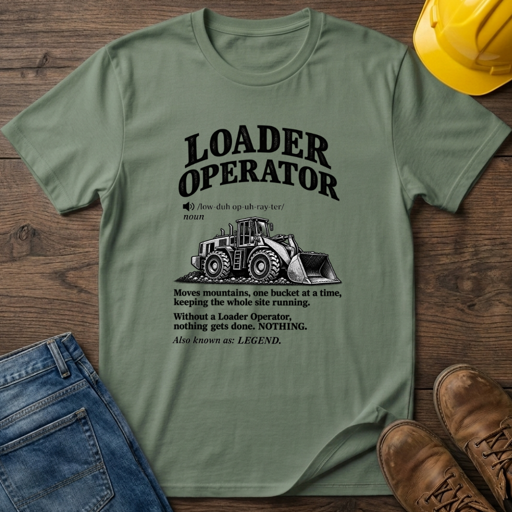 Loader Operator Definition #2 T-Shirt