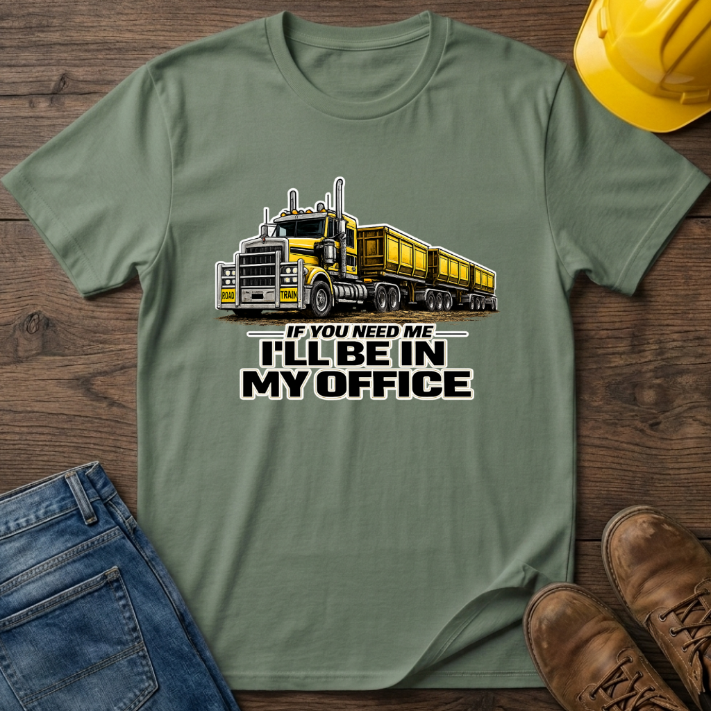 In My Office - Road Train T-Shirt