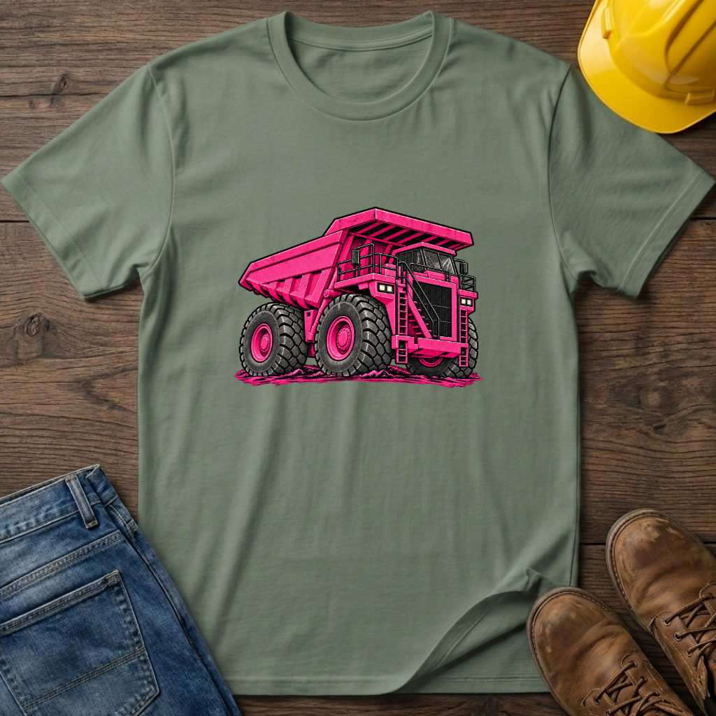 Pink Dump Truck T-Shirt