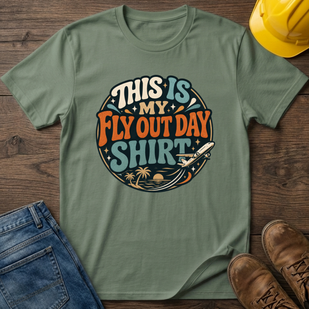 Fly Out Day Shirt Circle T-Shirt